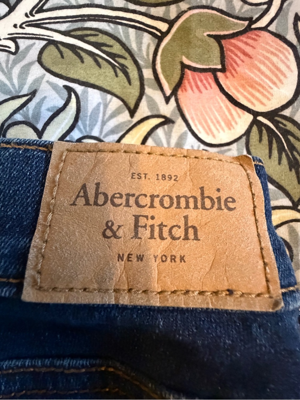 Abercrombie & Fitch Dark Indigo Skinny Jeans
